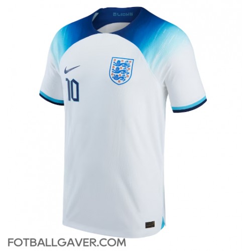 England Raheem Sterling #10 Fotballklær Hjemmedrakt VM 2022 Kortermet